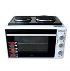 ITIMAT X-LARGE 2500W Oven /Grill Double Hotplate Hob Thermostat, Black 40 litre