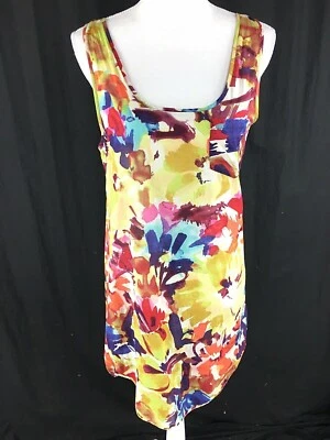 Vestido sin mangas BB Dakota para mujer funda para sol talla S pequeño floral sin mangas mini usado en excelente estado Foto 1 de 4