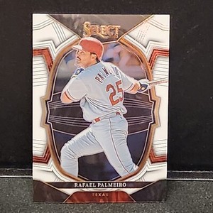 Rafael Palmeiro 2023 Panini Select Baseball Concourse White Prizm 98/149