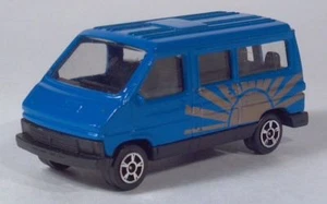 Furgoneta de tráfico Corgi Juniors Renault Trafic Sunrise 2,75" azul modelo a escala fundida a presión - Imagen 1 de 9