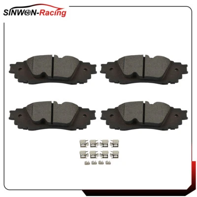 4 X Pastillas de freno traseras de cerámica para Lexus Rx350L 2018 2019 2020-2022 con herrajes Foto 1 de 4