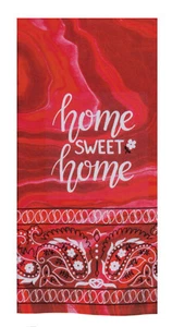 Toalla Terry de Doble Uso Bandana ""Home Sweet Home"" F7070~16"x26 - Imagen 1 de 1
