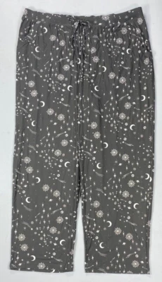 Pantalones de pijama para mujer Sonoma Plus calce recto tiro medio ropa para dormir todos los días  Foto 1 de 2