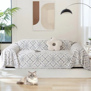 Extra Wide Sofa Cover Soft Sectional Couch Cover Dog Couch Protector - Picture 1 of 106
