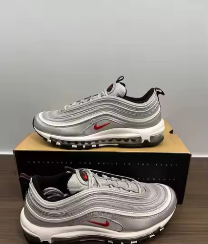 Nike Air OG Silver Sneakers Trainers From 34 to 45 EU New With Box