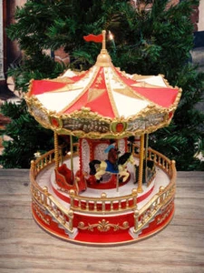Wizardi Christmas Carousel Decoration. Christmas Village F07M4-12-W269 - Picture 1 of 4