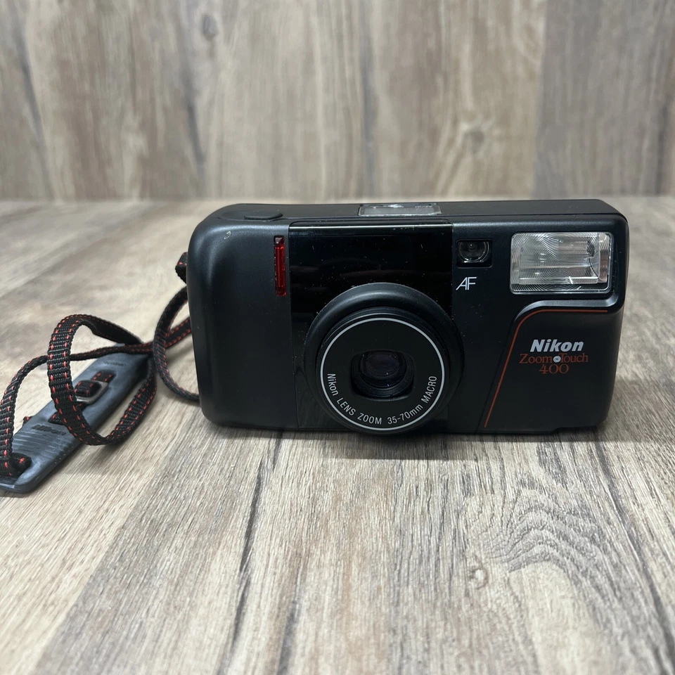 Nikon Zoom Touch 400 35mm Point and Shoot AF Film Camera 35-70mm JAPAN Untested - Image 1 of 4
