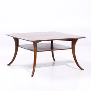 Robsjohn Gibbings for Widdicomb Mid Century Sabre Leg Mahogany Coffee Table - Picture 1 of 9