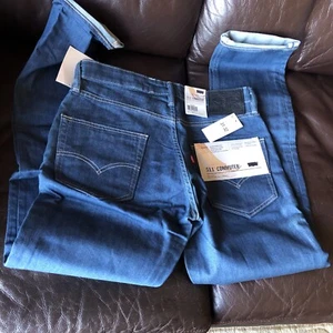 New Levis 511 Commuter Premium Slim Fit Stretch 3m Reflective Jeans 31 X 32 - Picture 1 of 24