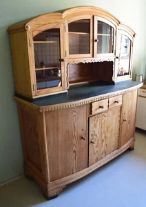 Wunderschönes Küchenbuffet, Bank, Bord u. Fußbank, tolles Set! Küchenschrank - Bild 1 von 10