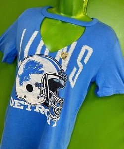 NFL Detroit Lions Comida Chatarra Recortada Moda Escote en V Camiseta Para Mujer Mediana Nueva con Etiquetas - Imagen 1 de 8