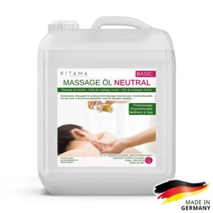 Kitama Huile de massage neutre 10L (Litres) sans Parfum Physiothérapie Spa thai - Bild 1 von 4