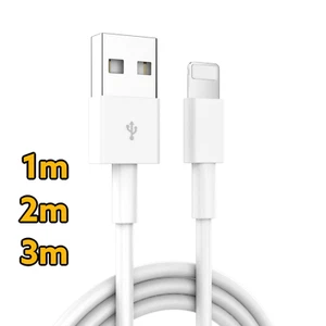 1m 2m 3m Meter Ladekabel Kabel für iPhone 5 6 7 8 Plus 11 12 13 14 15 Xr Pro Max - Zdjęcie 1 z 6