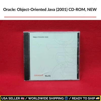 Oracle: Object-Oriented Java (2001) CD-ROM, NEW - Image 1 of 4