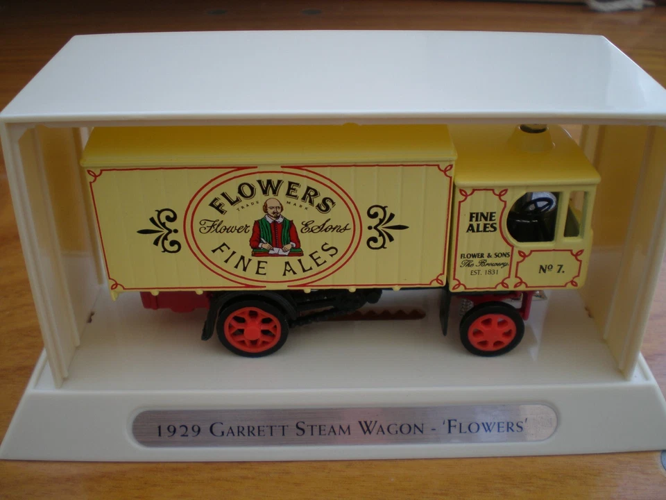 MATCHBOX MODELS OF YESTERYEAR 1929 GARRETT STEAM WAGON FLOWERS YGB15 - Image 1 of 1