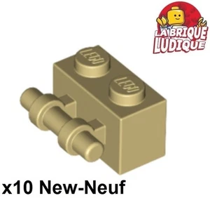 LEGO 10x Lego Brick Modified 2x2 Handle Griff Stange Beige/Tan 30236 Neu - Picture 1 of 1
