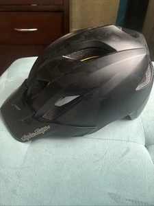 Troy Lee Designs Flowline Lightweight Mips Unisex Black Bi-Cycle Helmets Sz M/L - Bild 1 von 4