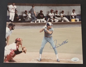 PAUL MOLITOR Signed Original 8x10 Photo-HALL OF FAME-TORONTO BLUE JAYS-JSA - Picture 1 of 7
