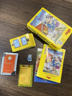HABA Rhino Hero Super Battle - A Spectacular 3D Card Stacking Game 100% COMPLETE - Image 1 of 4