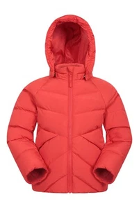 Mountain Warehouse Chill Down Kids Padded Jacket Unisex Water Resistant Coat - Picture 1 of 28