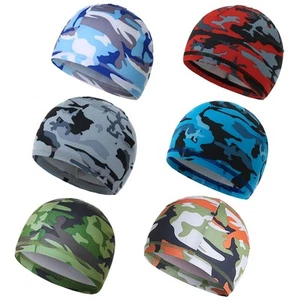 6 Pieces Cooling Skull Caps Helmet Liner Sweat Wicking Hats Running Cycling B... - Picture 1 of 7
