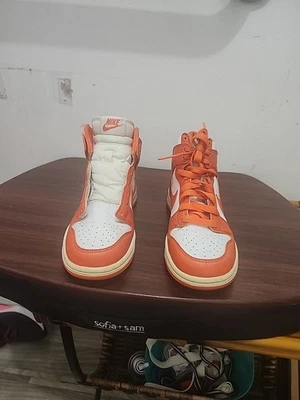 Zapatos Nike Dunk High 2009 Syracuse Orange Blaze talla 4,5Y Foto 1 de 4