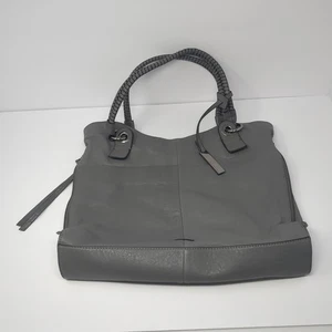 Cartera de mano de cuero suave Vince Camuto VV-MYRI-TO - cuero gris nube de trueno - Imagen 1 de 8