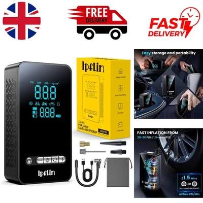 Multi-Functional 150 PSI Cordless Tyre Inflator with USB-C Charging & LED Light - Image 1 of 4