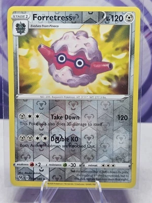 Forretress - 114/185 - Reverse Holo - Vivid Voltage - Pokemon Card  - Image 1 of 2