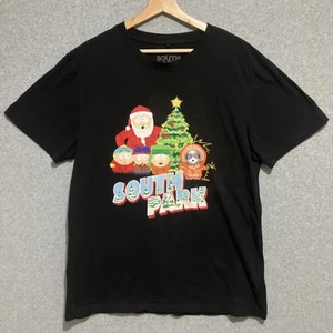 SOUTH PARK T-Shirt Mens Size Large L 100% Cotton Black Comedy Central Cartoon - Picture 1 of 7