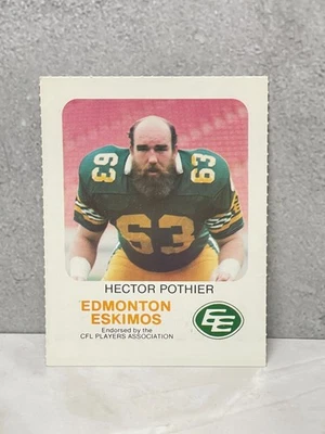 1981 年 Edmonton Eskimos CFL 红色公鸡 - HECTOR POTHIER — 第 1/2 张图片