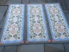 Lot of 3 Vintage Claire Murray Seashell Beach pea Runner 24 x 60 