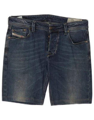 DIESEL Mens Larkee-Beex Regular Tapered Denim Shorts W31 Medium Blue AK11 - Image 1 of 4
