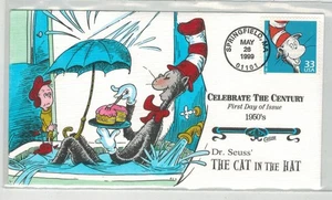 COLLINS HANDPAINTED 1950s CELEBRATE CENTURY DR. SEUSS CAT IN THE HAT - Picture 1 of 1