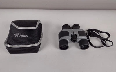 VTG Tasco Wide Angle Binoculars 7x21 mm Case 393ft/1000 yds Bino Colors Grey - Image 1 of 4