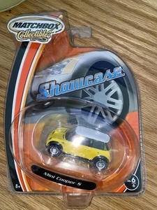 MATCHBOX Collectibles Showcase, Mini Cooper S, Yellow, 1/64 Scale. - Picture 1 of 3