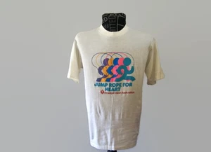 Vintage 1990s Jump Rope for Heart T Shirt American Heart Association Tee Pacific - Picture 1 of 4
