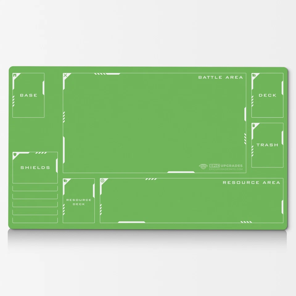 Alfombra de juego de cartas Gundam con zonas - Alfombrilla de cartas de 24"x14" para alfombrilla de juego de regalo GCG Foto 1 de 4