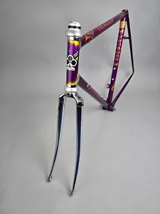 Rahmen Set Colnago Conic Spiral Columbus SLX Lila purple Gold frame retro 55 cm - Bild 1 von 24
