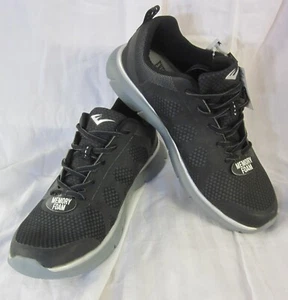 Everlast Sport Black Silver Artifice Slip-On Memory Foam Shoes Men's 10 M NEW - Picture 1 of 11