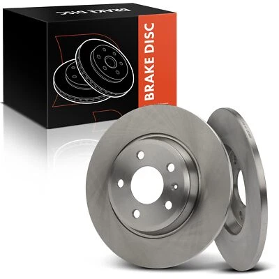 2Pcs Disc Brake Rotors for Audi A4 A4 allroad A4 Quattro A6 Q5 Rear LH & RH Side - Image 1 of 4