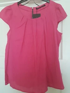 Zara pink top. Cap sleeves. Never worn. Still with tags. - Picture 1 of 5