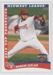 2016 Choice Midwest League Top Prospects Marcos Diplan #32