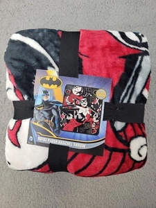 DC Comics Warner Brothers Batman Red Knight Super Plush Throw Blanket 46"x 60" - Picture 1 of 4