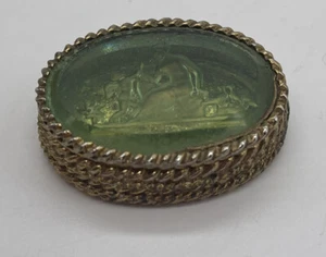 Vintage Antique French Victoria Beveled Glass Jewelry Box Casket - Picture 1 of 9