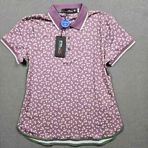 RLX Poloshirt Damen S Golf Tennis Lila Aurora Druckknopf - Bild 1 von 8