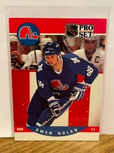 Owen Nolan 1990-91 Pro Set #635 Quebec Nordiques - Picture 1 of 2