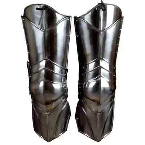 Caballero Medieval Pierna Superior Acero Guardia Greaves Set Armadura Gótica Disfraz Halloween - Imagen 1 de 4