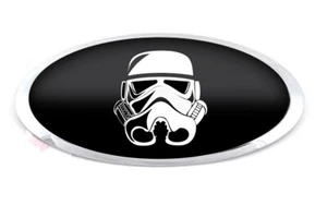 FITS KIA 2021 TELLURIDE Front/Rear Emblem STORM TROOPER Overlay Decal 3PC KIT - Picture 1 of 1