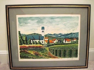 Jean -Pierre Remond Limited Ed. Print Signed # 242 / 275 Glass Framed Matted - Picture 1 of 8